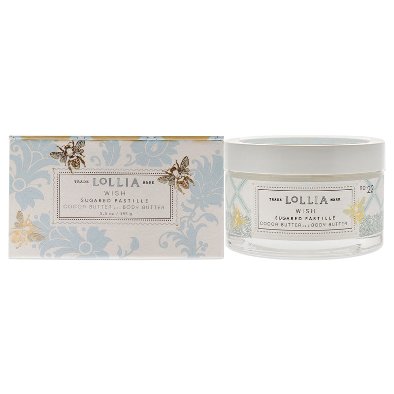 Lollia Wish Body Butter - Sugared Pastille by Lollia for Unisex - 5.5 oz Moisturizer