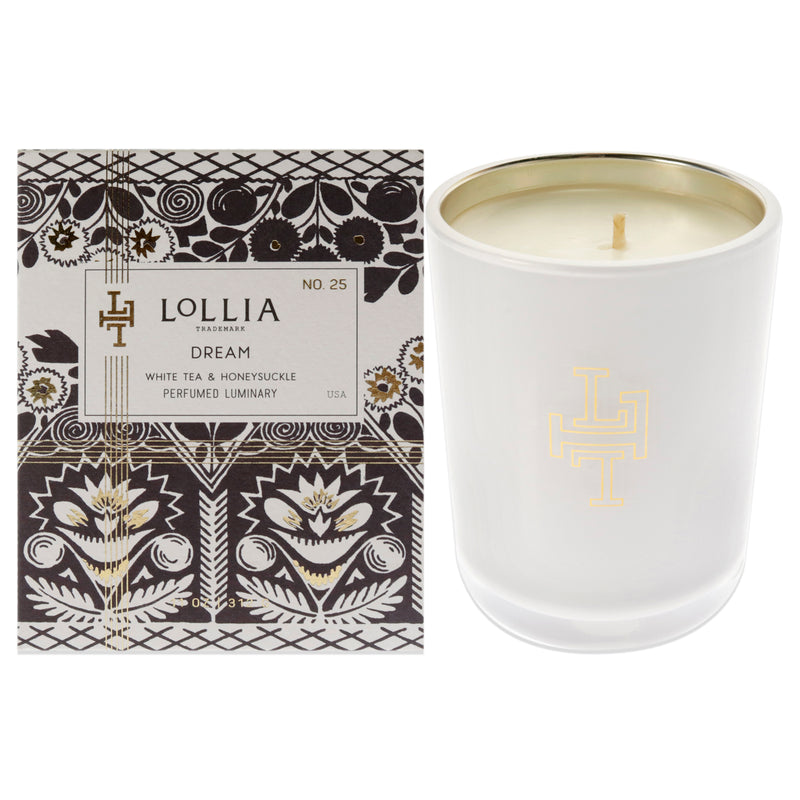 Lollia Dream Perfumed Luminary Candle by Lollia for Unisex - 11 oz Candle