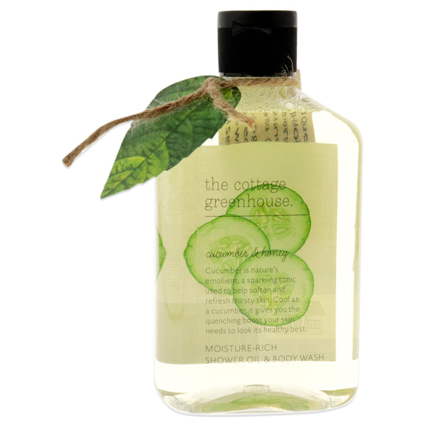 The Cottage Greenhouse Rich and Repair Body Wash - Cucumber and Honey by The Cottage Greenhouse for Unisex - 11.5 oz Body Wash