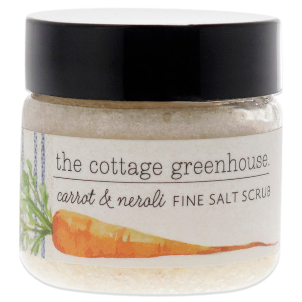 The Cottage Greenhouse Fine Salt Scrub - Carrot and Neroli by The Cottage Greenhouse for Unisex - 1 oz Scrub