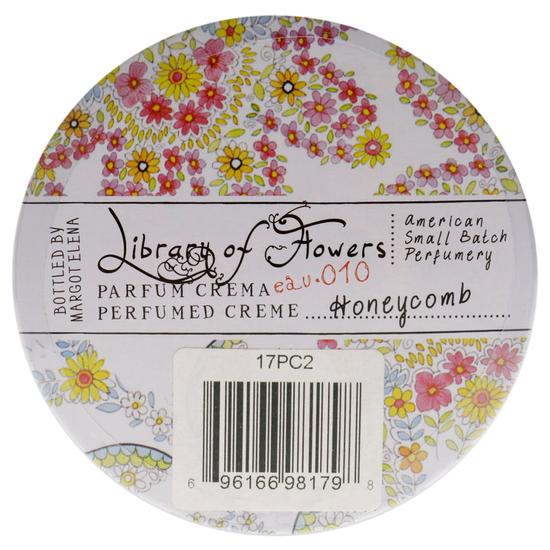 Library of Flowers Honeycomb Parfum Crema by Library of Flowers for Unisex - 2.5 oz Cream