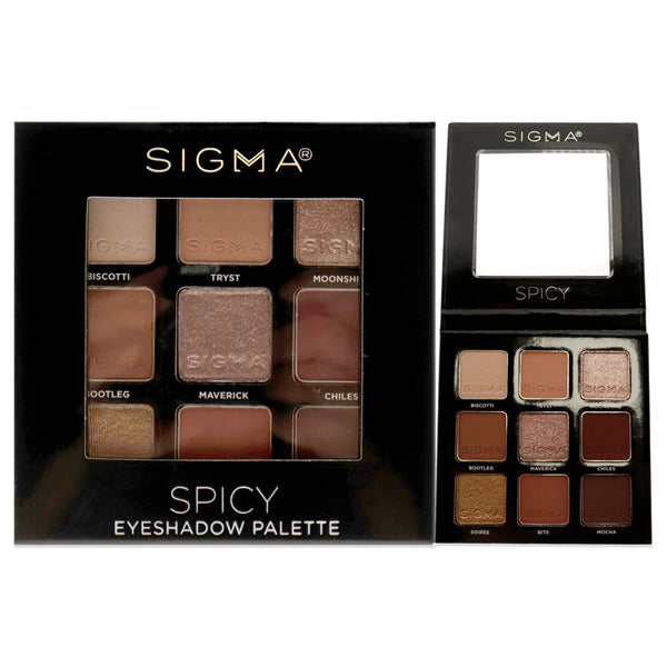 SIGMA Eyeshadow Palette - Spicy by SIGMA for Women - 0.32 oz Eye Shadow