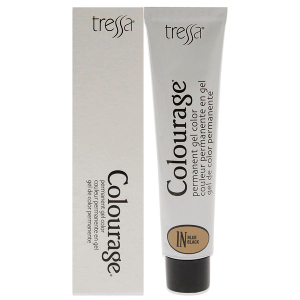 Tressa Colourage Permanent Gel Color - 1N Blue Black by Tressa for Unisex - 2 oz Hair Color