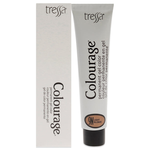 Tressa Colourage Permanent Gel Color - 9N Light Blonde by Tressa for Unisex - 2 oz Hair Color