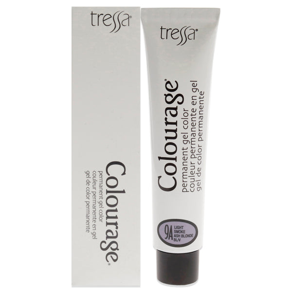 Tressa Colourage Permanent Gel Color - 9A Light Smoke Ash Blonde by Tressa for Unisex - 2 oz Hair Color