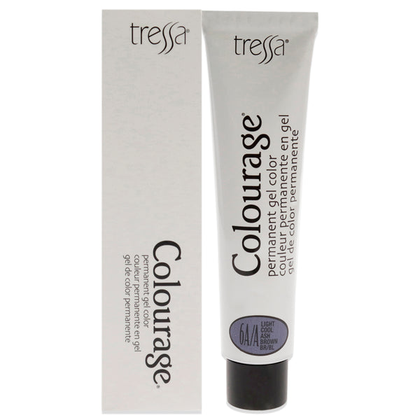 Tressa Colourage Permanent Gel Color - 6AA Light Cool Ash Brown by Tressa for Unisex - 2 oz Hair Color