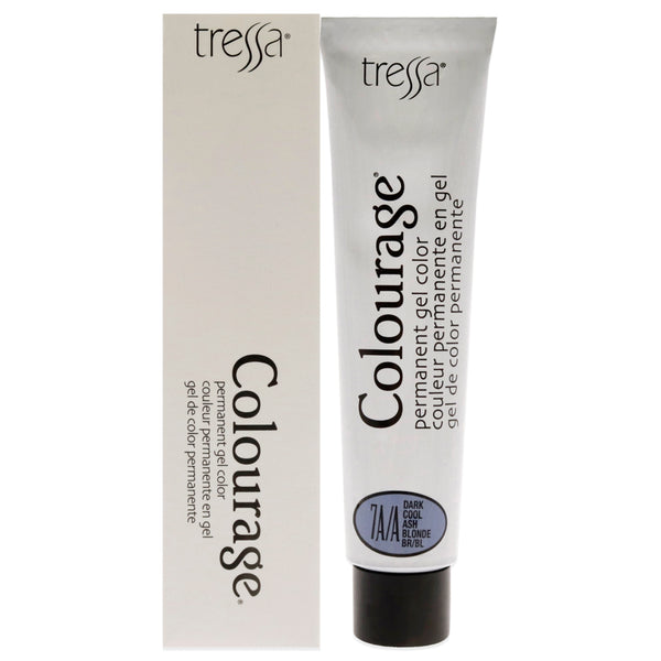 Tressa Colourage Permanent Gel Color - 7AA Dark Cool Ash Blonde by Tressa for Unisex - 2 oz Hair Color