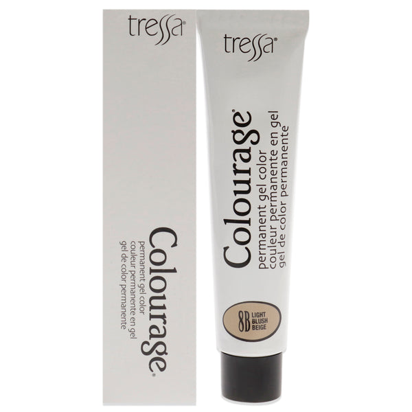 Tressa Colourage Permanent Gel Color - 8B Light Blush Beige by Tressa for Unisex - 2 oz Hair Color