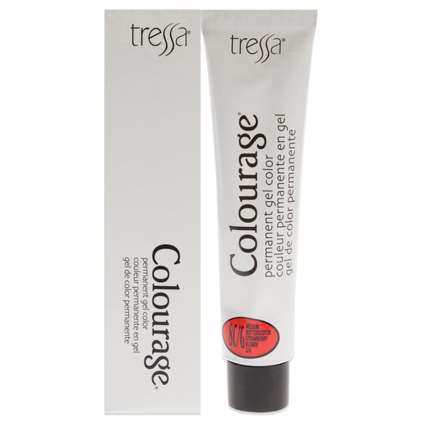 Tressa Colourage Permanent Gel Color - 8CG Medium Butterscotch Strawberry Blonde by Tressa for Unisex - 2 oz Hair Color