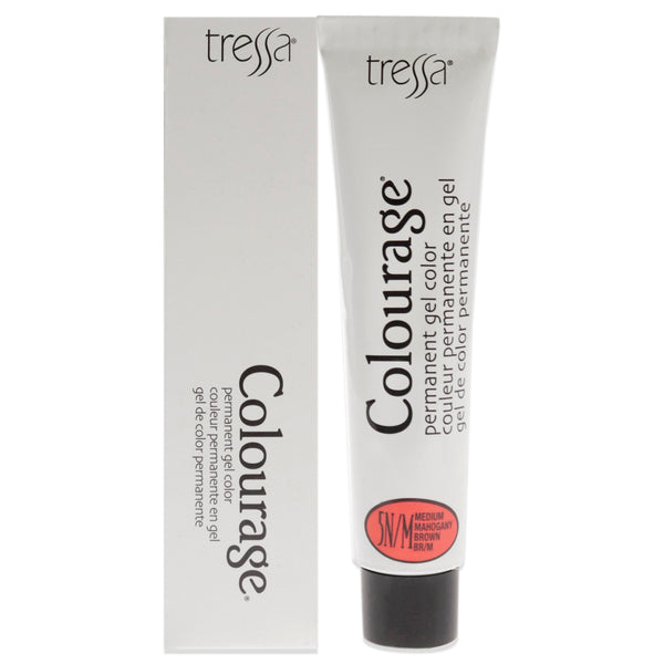 Tressa Colourage Permanent Gel Color - 5NM Medium Mahogany Brown by Tressa for Unisex - 2 oz Hair Color