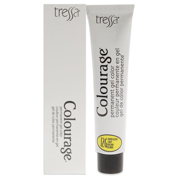 Tressa Colourage Permanent Gel Color - 12G Super Ultra Light Golden Blonde by Tressa for Unisex - 2 oz Hair Color