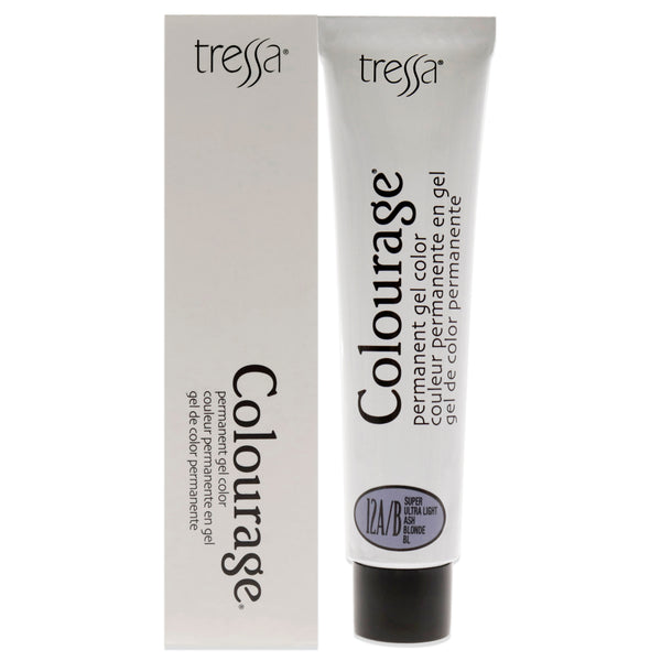 Tressa Colourage Permanent Gel Color - 12AB Super Ultra Light Ash Blonde by Tressa for Unisex - 2 oz Hair Color