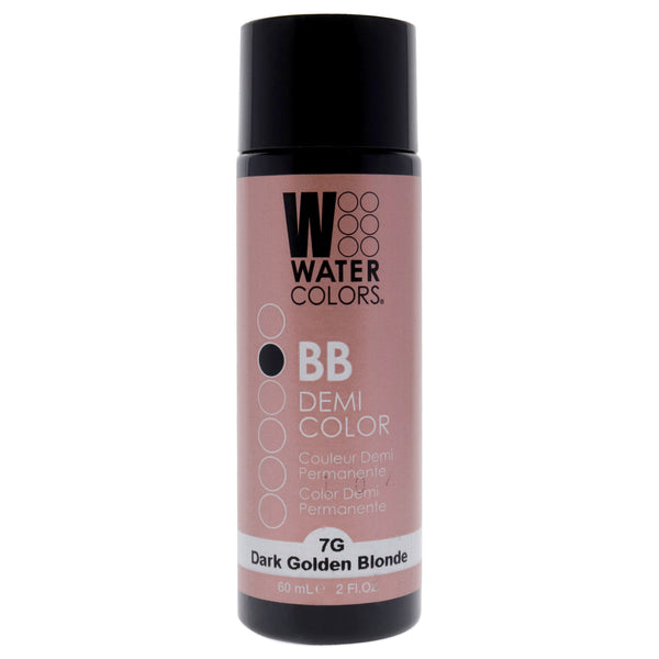 Tressa Watercolors BB Demi-Permanent Hair Color - 7G Dark Golden Blonde by Tressa for Unisex - 2 oz Hair Color