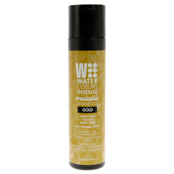 Tressa Watercolors Intense Metallic Shampoo - Gold by Tressa for Unisex - 8.5 oz Shampoo