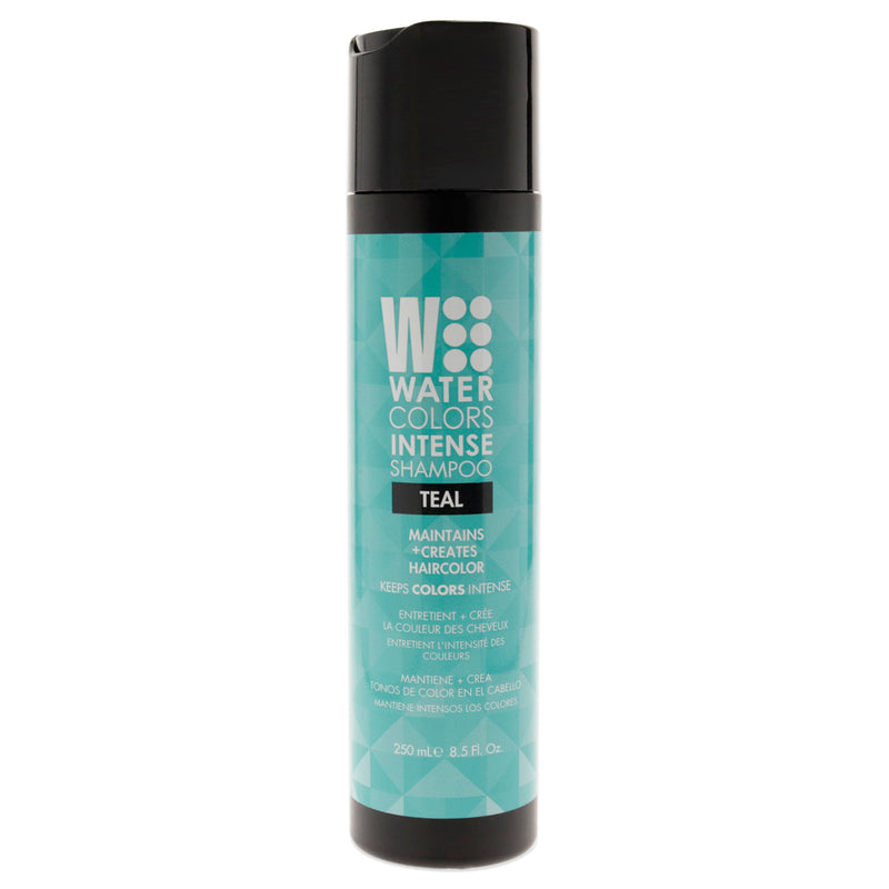 Tressa Watercolors Intense Shampoo - Teal by Tressa for Unisex - 8.5 oz Shampoo