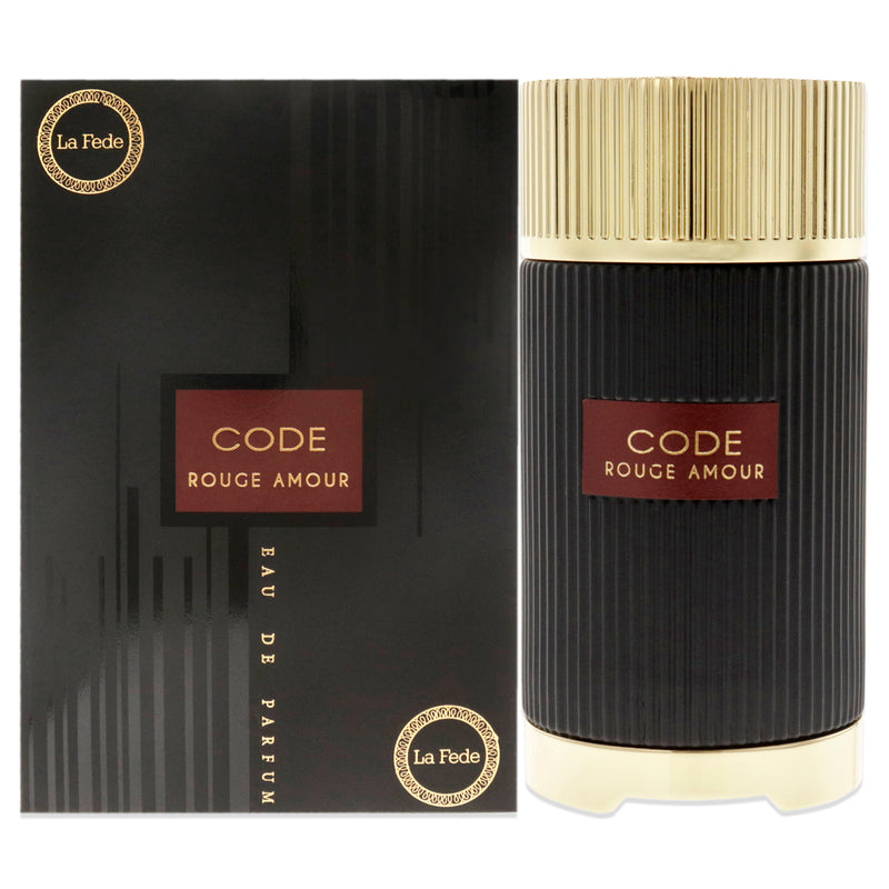 Khadlaj Code Rouge Amour by Khadlaj for Unisex - 3.4 oz EDP Spray