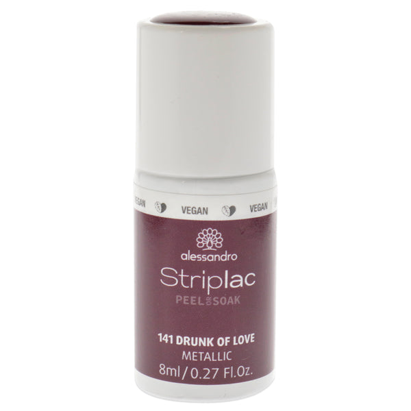 Alessandro Striplac Peel or Soak Metallic - 141 Drunk of Love by Alessandro for Women - 0.27 oz Nail Polish