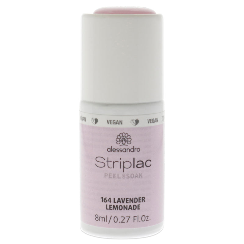 Alessandro Striplac Peel or Soak - 164 Lavender Lemonade by Alessandro for Women - 0.27 oz Nail Polish