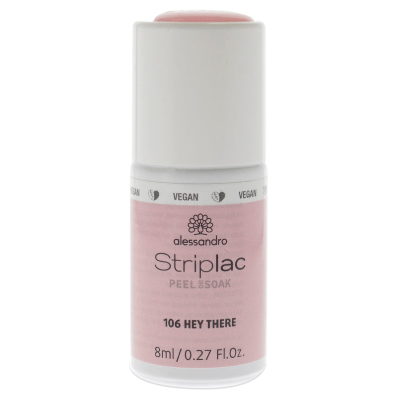 Alessandro Striplac Peel or Soak - 106 Hey There by Alessandro for Women - 0.27 oz Nail Polish