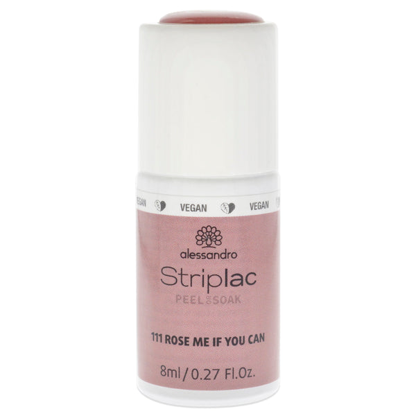 Alessandro Striplac Peel or Soak - 111 Rose Me If You Can by Alessandro for Women - 0.27 oz Nail Polish