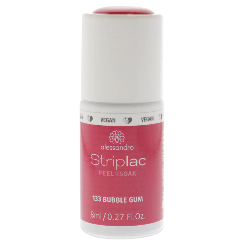 Alessandro Striplac Peel or Soak - 133 Bubble Gum by Alessandro for Women 0.27 oz Nail Polish