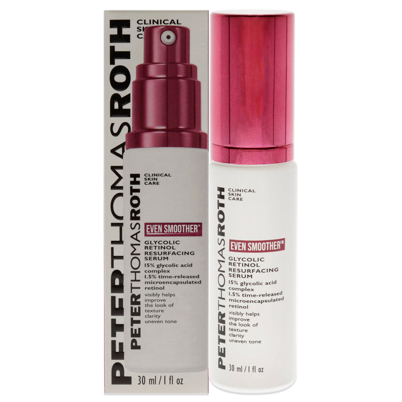 Peter Thomas Roth Even Smoother Glycolic Retinol Resurfacing Serum by Peter Thomas Roth for Women - 1 oz Serum