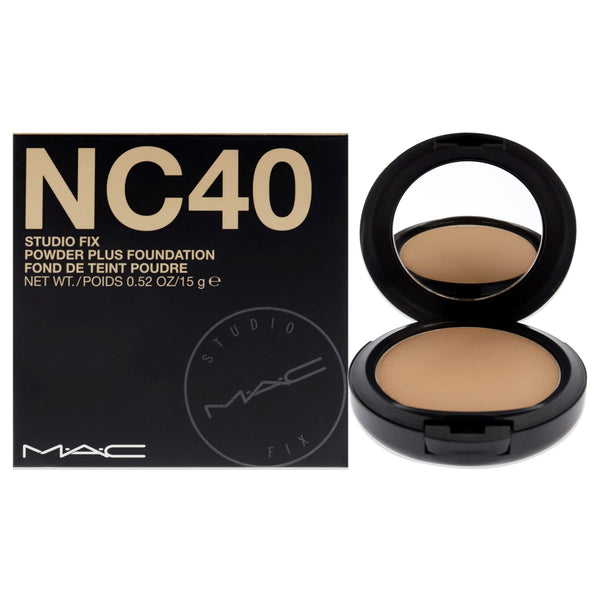 MAC Studio Fix Powder Plus Foundation - NC40 by MAC for Women - 0.52 oz Foundation