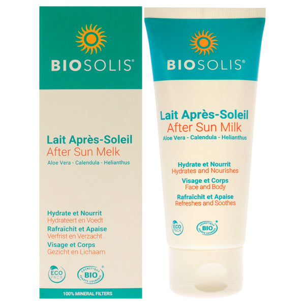 Biosolis After Sun Milk by Biosolis for Unisex - 3.4 oz Sunscreen