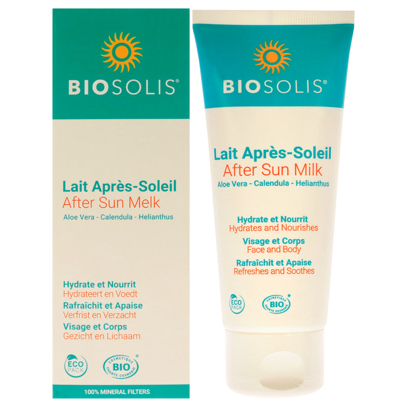 Biosolis After Sun Milk by Biosolis for Unisex - 3.4 oz Sunscreen