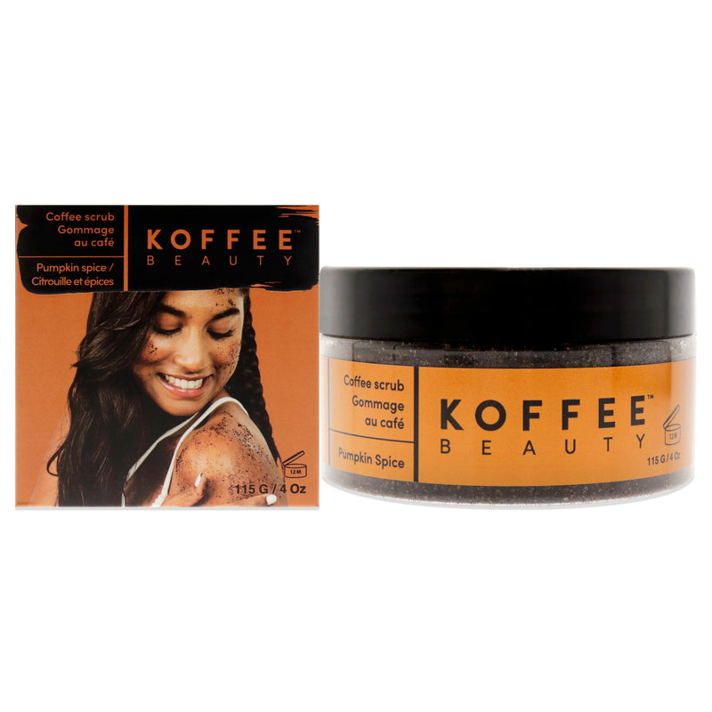 Koffee Beauty Coffee Scrub - Pumpkin Spice by Koffee Beauty for Unisex - 4 oz Scrub