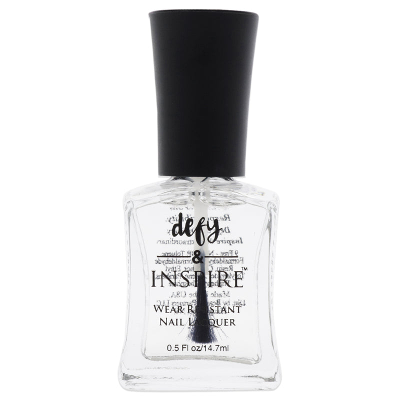 Defy and Inspire Wear Resistant Nail Lacquer - 100 Over The Top by Defy and Inspire for Women - 0.5 oz Nail Polish