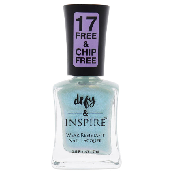 Defy and Inspire Wear Resistant Nail Lacquer - 512 No Rain Just Flowers by Defy and Inspire for Women - 0.5 oz Nail Polish