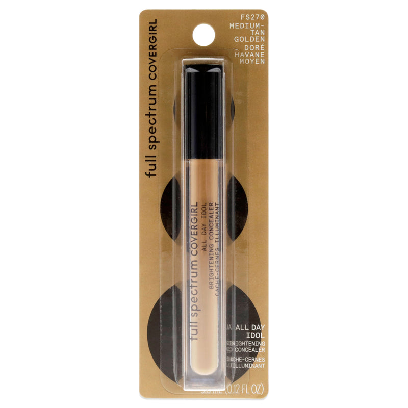 Covergirl Full Spectrum All Day Idol - FS270 Medium Tan Golden by CoverGirl for Women - 0.12 oz Concealer