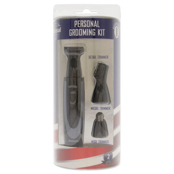 Barbasol Personal Groomer Set by Barbasol for Men - 3 Pc Foil Attachment, Ear and Nose Trimmer