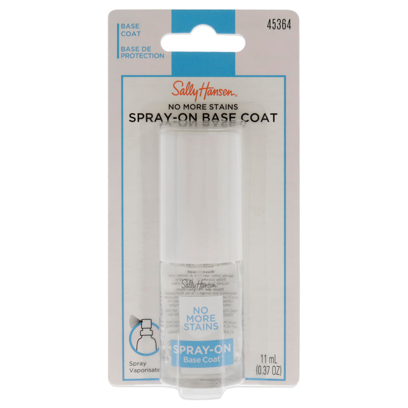 Sally Hansen No More Stains Spray On Base Coat - 45364 by Sally Hansen for Women - 0.37 oz Spray