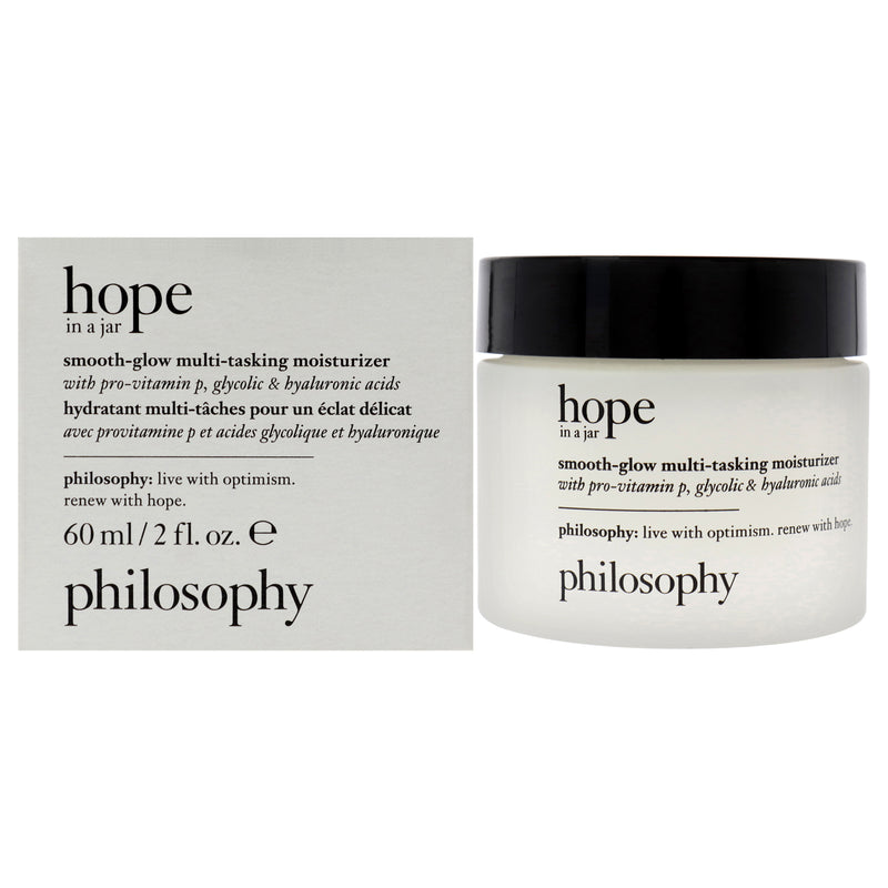 Philosophy Hope in a Jar Smooth-Glow Multi-Tasking Moisturizer by Philosophy for Unisex - 2 oz Moisturizer