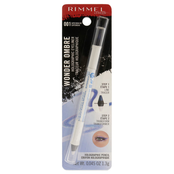 Rimmel London Wonder Ombre Holographic Eyeliner - 001 Super Nova Sky by Rimmel London for Women - 0.045 oz Eyeliner