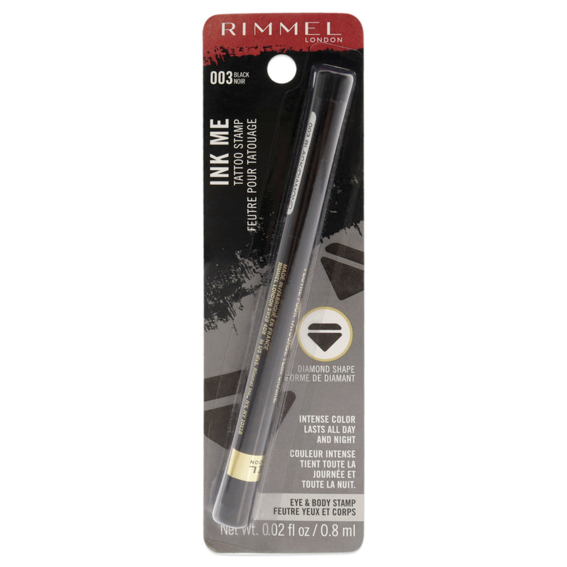 Rimmel London Ink Me Tatto Stamp Eyes and Body - 003 Black Diamond Shape by Rimmel London for Women - 0.02 oz Eyeliner