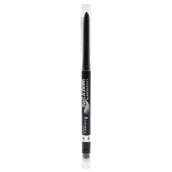 Rimmel London Exaggerate Smoke N Shine Gel Eyeliner- 001 Little Black Smokey by Rimmel London for Women - 0.009 oz Eyeliner