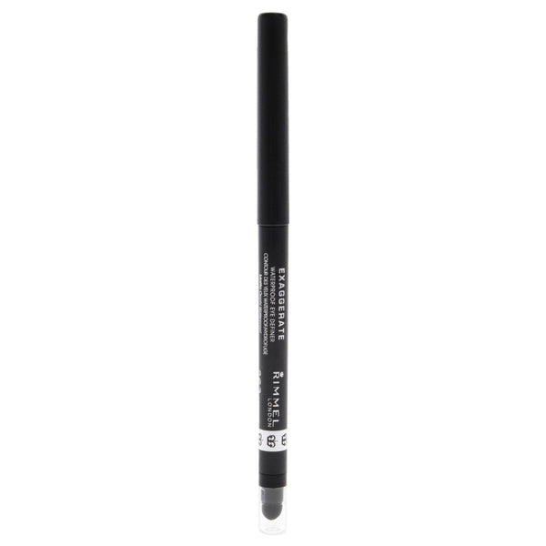 Rimmel London Exaggerate Eye Definer Crayon Precision Waterproof - 263 Starlit Black by Rimmel London for Women - 0.009 oz Eyeliner