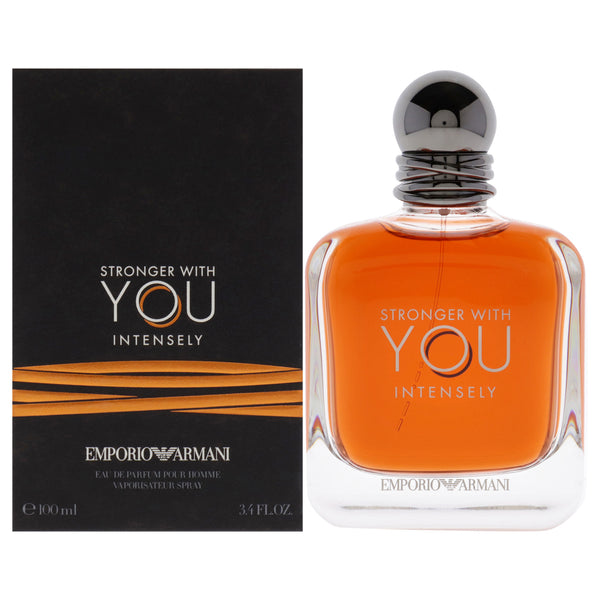 Giorgio Armani Stronger With You Intensely by Giorgio Armani for Men - 3.4 oz EDP Spray