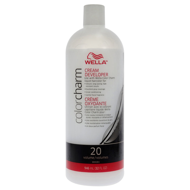 Wella Color Charm 20 Volume Creme Developer by Wella for Unisex - 32 oz Lightener