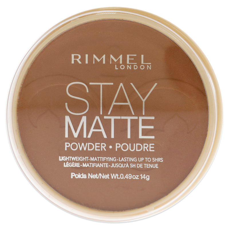 Rimmel London Stay Matte Powder - 025 Toffee by Rimmel London for Women - 0.49 oz Powder