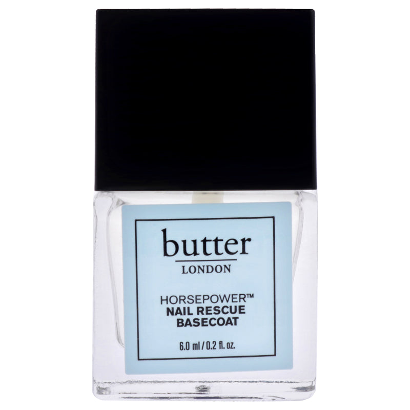 Butter London Horse Power Nail Rescue Base Coat by Butter London for Women - 0.2 oz Nail Treatment