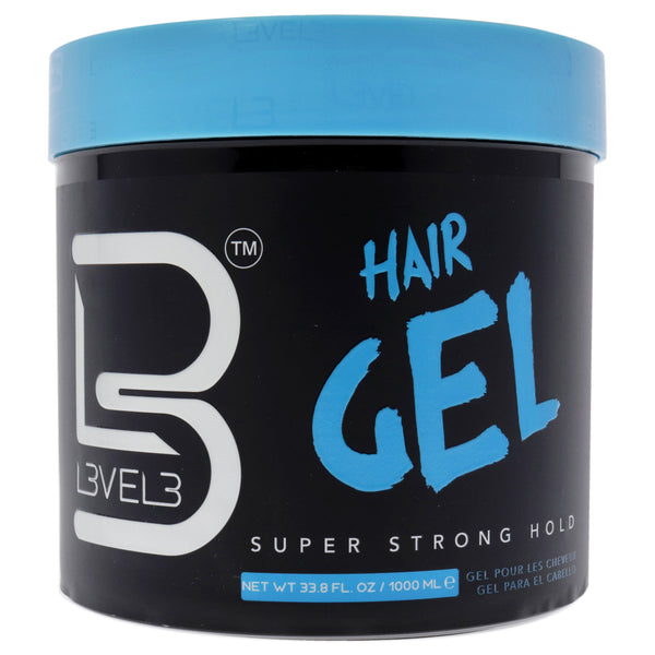 L3VEL3 Super Strong Hair Gel by L3VEL3 for Men - 33.8 oz Gel