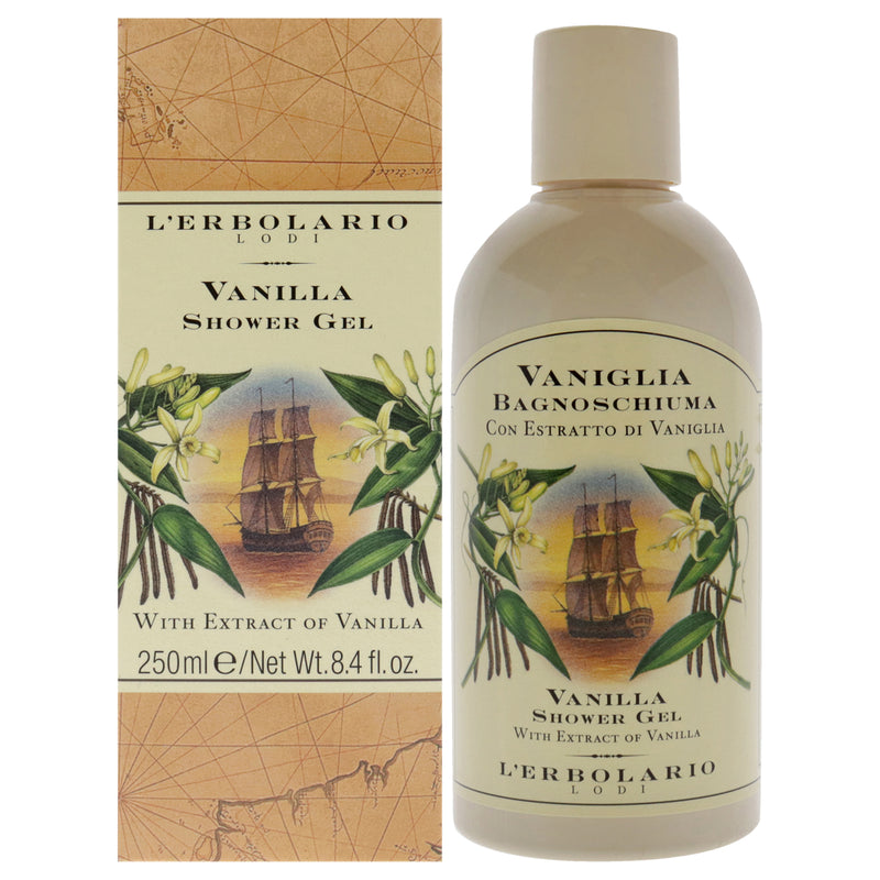 LErbolario Shower Gel - Vanilla by LErbolario for Unisex - 8.4 oz Shower Gel