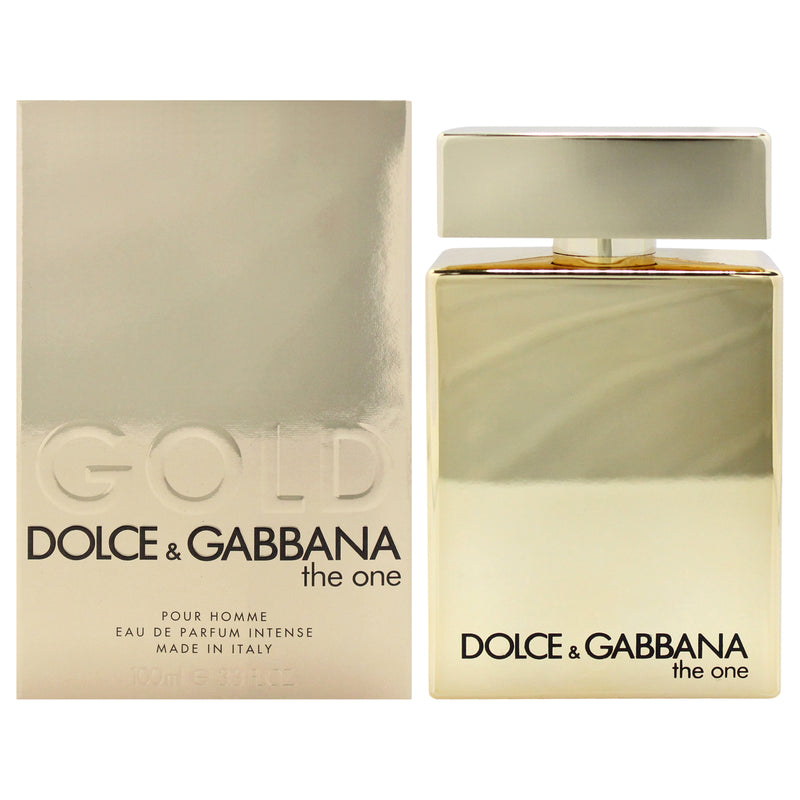 The One Gold Intense by Dolce and Gabbana for Men - 3.3 oz EDP Intense Spray