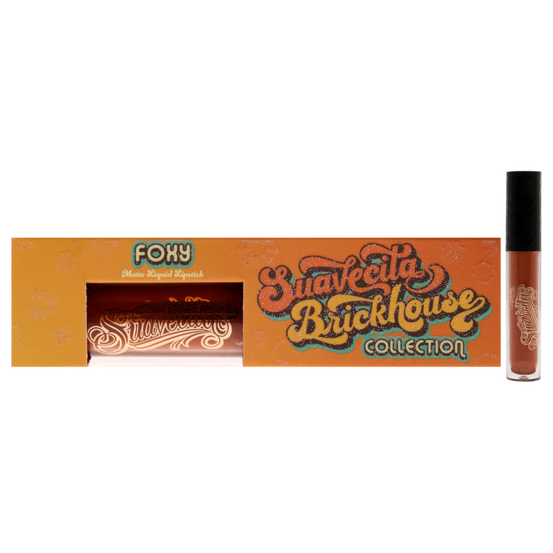 Suavecito Lipgrip Matte Liquid Lipstick - Foxy by Suavecito for Women - 0.149 oz Lipstick