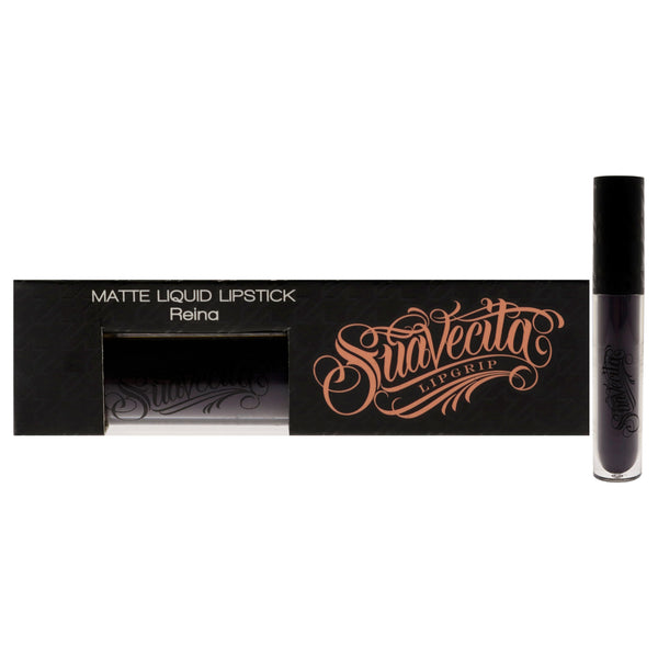 Suavecito Lipgrip Matte Liquid Lipstick - Reina by Suavecito for Women - 0.149 oz Lipstick