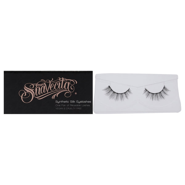 Suavecito Synthetic Silk Lashes - Licorice by Suavecito for Women - 1 Pair Eyelashes